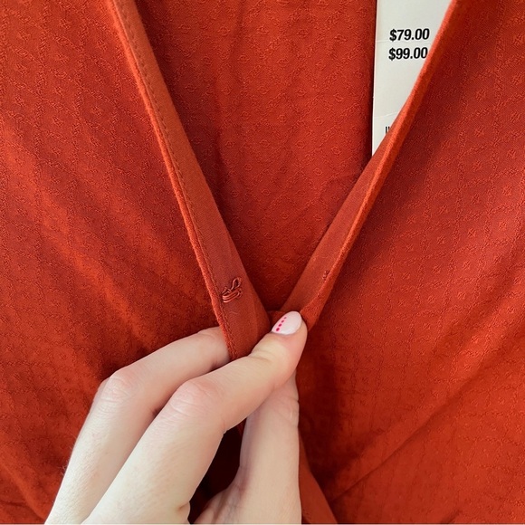 NWT Urban Outfitters Long Sleeve Romper with Tie Waist - Picture 4 of 7